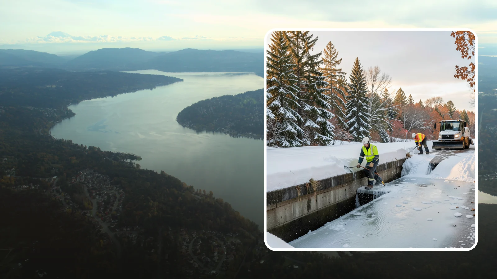Culvert Thawing in Sammamish, King County, WA - We thaw frozen culverts and restore drainage before backed-up meltwater floods your driveway, road, or low-lying property.