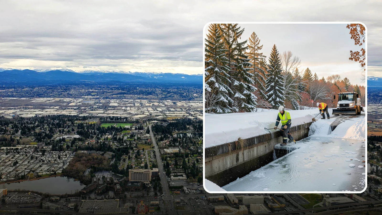 Culvert Thawing in SeaTac, King County, WA - We thaw frozen culverts and restore drainage before backed-up meltwater floods your driveway, road, or low-lying property.