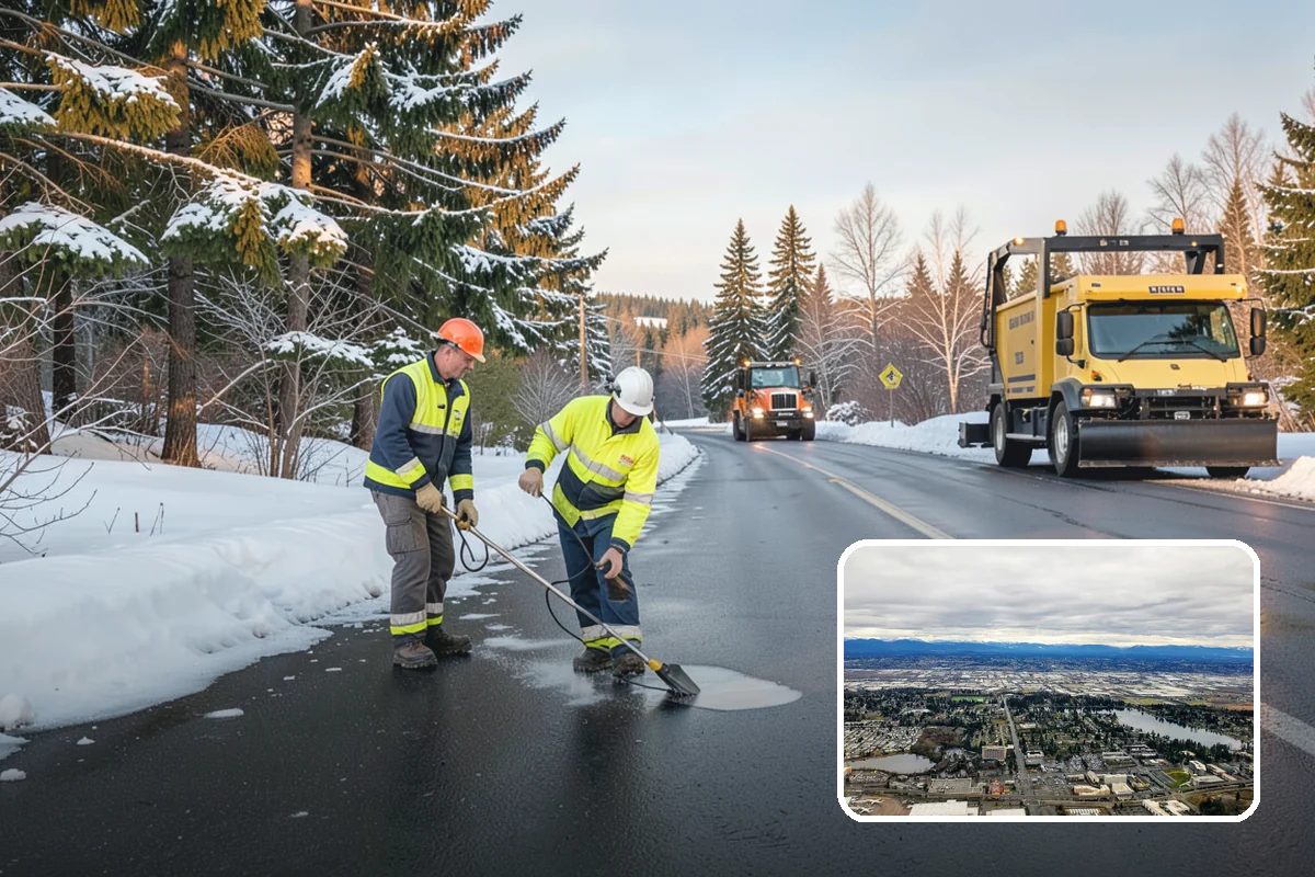 Culvert Thawing in SeaTac, King County, WA - Restores drainage before meltwater floods roads and driveways