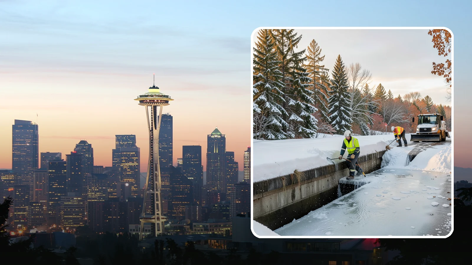 Culvert Thawing in Seattle, King County, WA - We thaw frozen culverts and restore drainage before backed-up meltwater floods your driveway, road, or low-lying property.