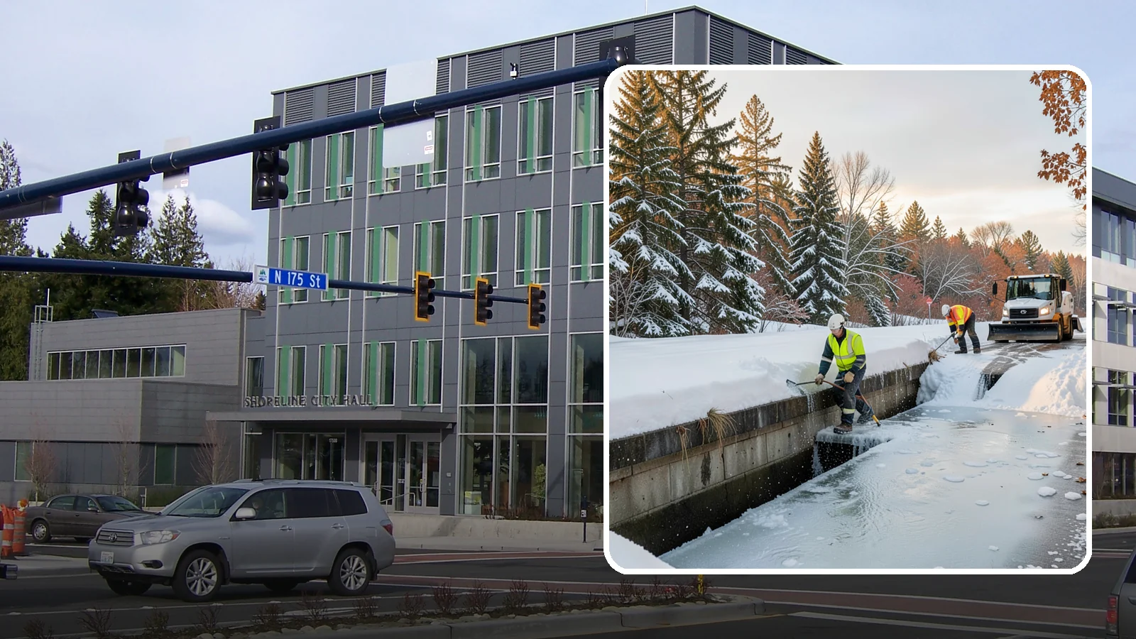 Culvert Thawing in Shoreline, King County, WA - We thaw frozen culverts and restore drainage before backed-up meltwater floods your driveway, road, or low-lying property.