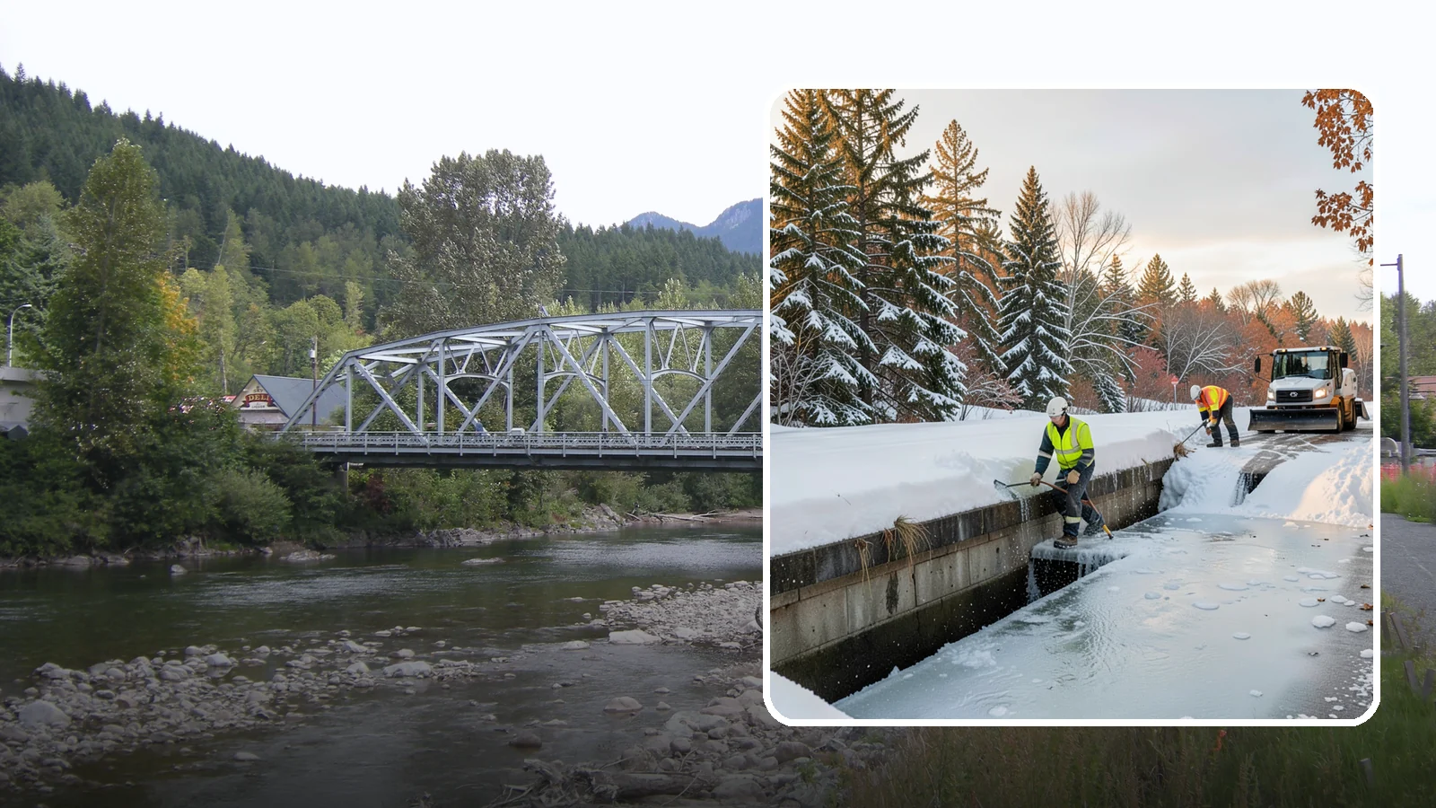 Culvert Thawing in Skykomish, King County, WA - We thaw frozen culverts and restore drainage before backed-up meltwater floods your driveway, road, or low-lying property.