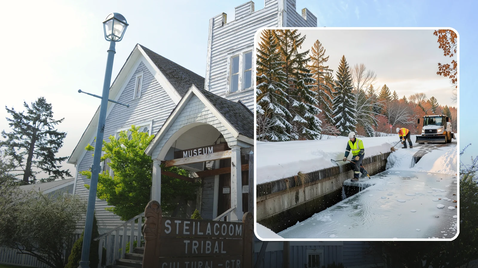 Culvert Thawing in Steilacoom, Pierce County, WA - We thaw frozen culverts and restore drainage before backed-up meltwater floods your driveway, road, or low-lying property.