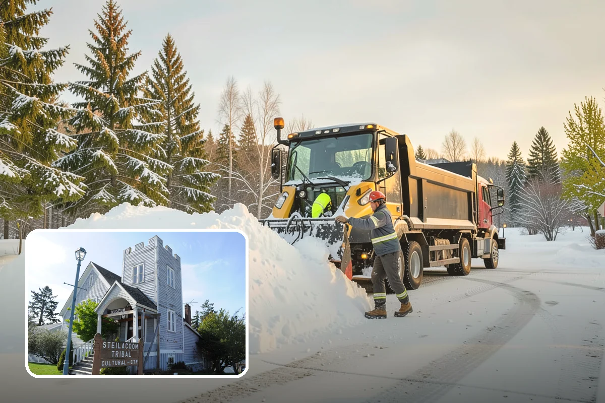 Culvert Thawing in Steilacoom, Pierce County, WA - Restores drainage before meltwater floods roads and driveways