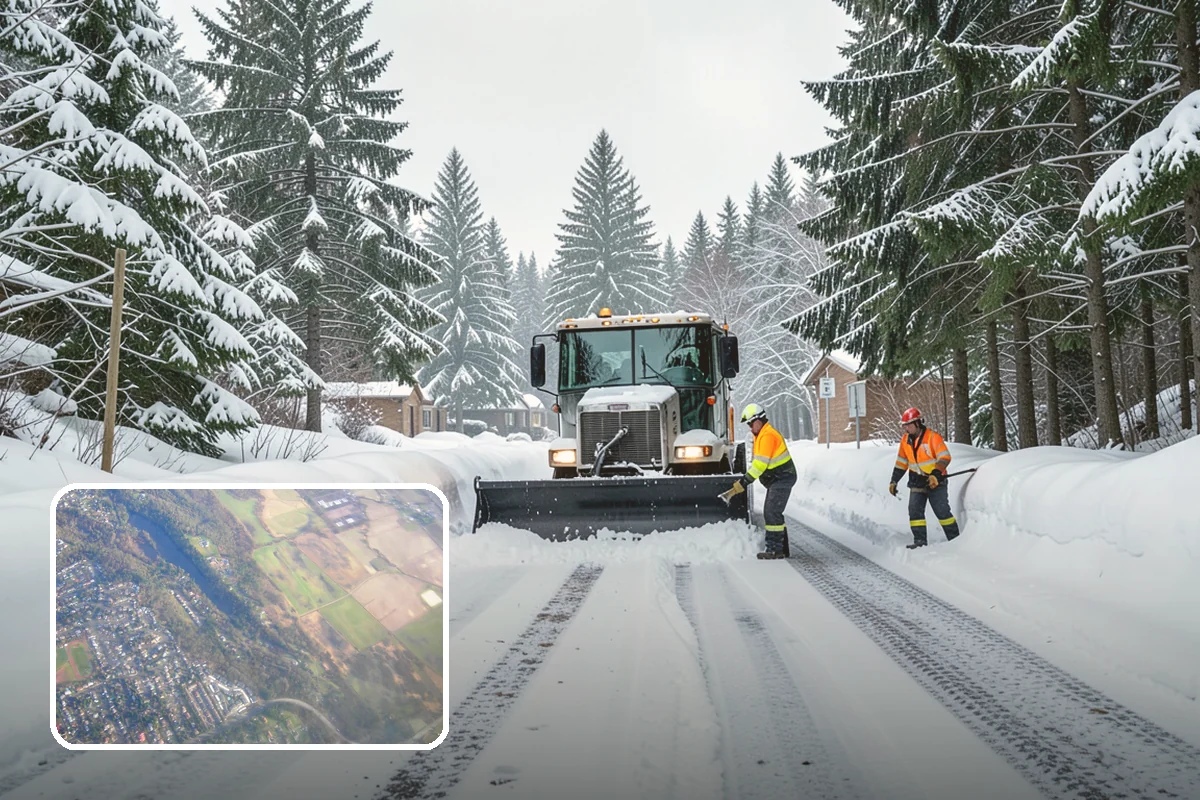 Data Center Snow Removal in Algona, King County, WA - Generator pads and fuel lanes cleared as top priority