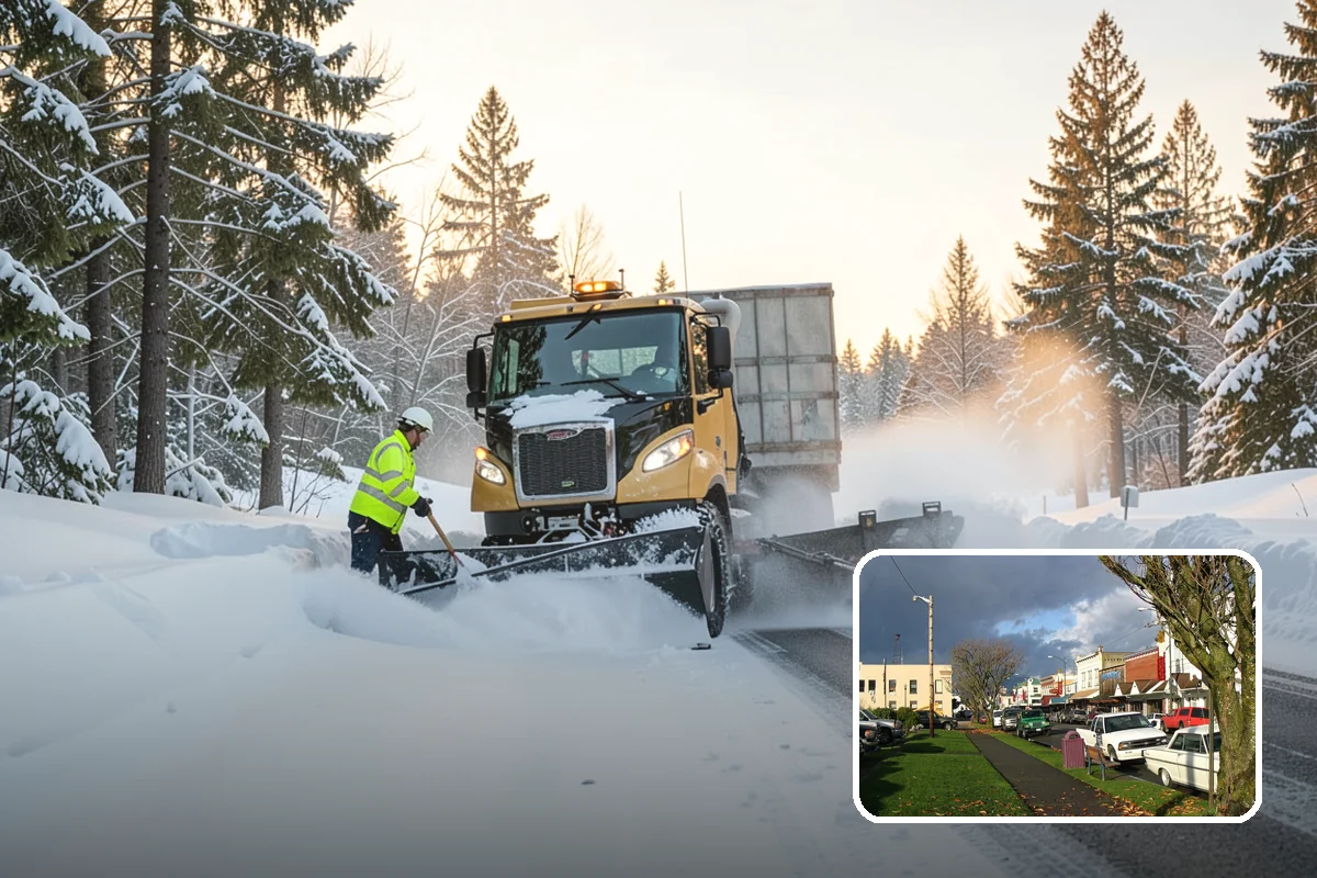 Data Center Snow Removal in Arlington, Snohomish County, WA - Generator pads and fuel lanes cleared as top priority