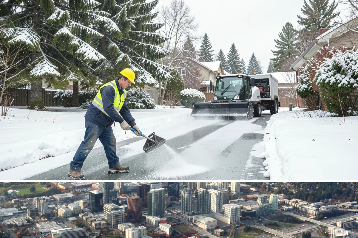 Data Center Snow Removal in Bellevue, King County, WA - Foothill and upland sites can need service from November into March, later than lowland Puget Sound properties.