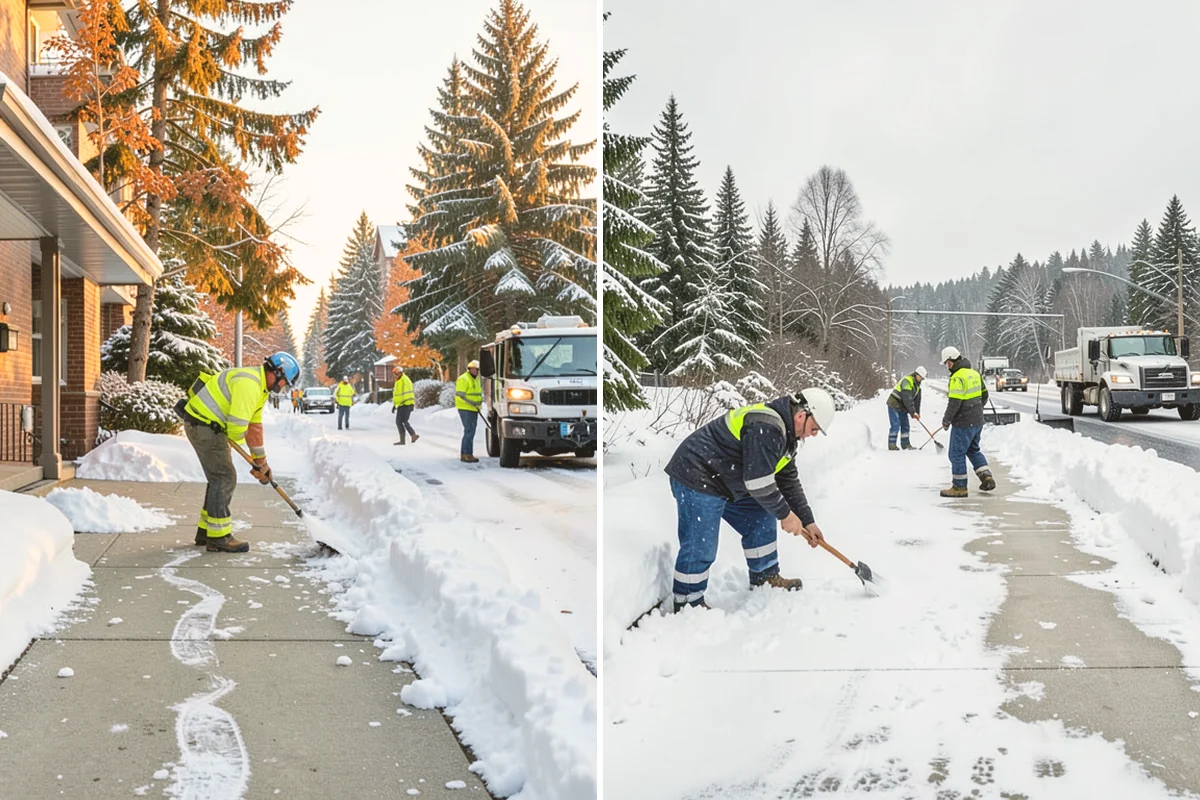 Data Center Snow Removal in Bothell, King County, WA - Identify critical-access routes for generators, fuel, chillers, and entrances