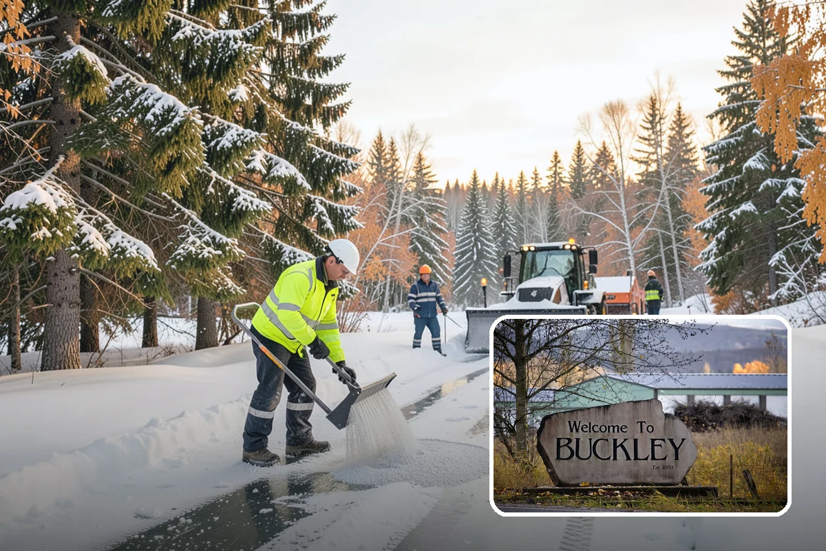 Data Center Snow Removal in Buckley, Pierce County, WA - Generator pads and fuel lanes cleared as top priority