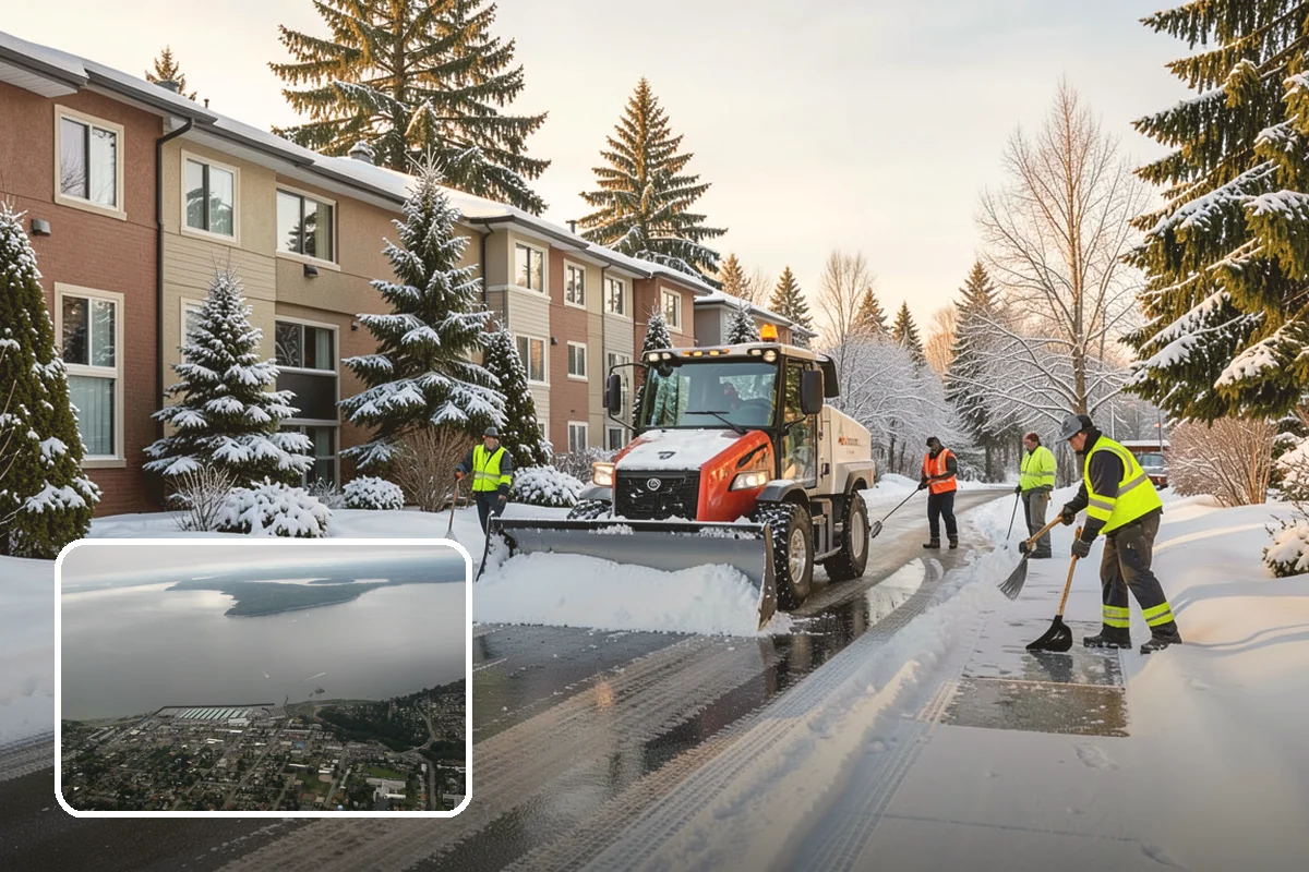 Data Center Snow Removal in Des Moines, King County, WA - Generator pads and fuel lanes cleared as top priority