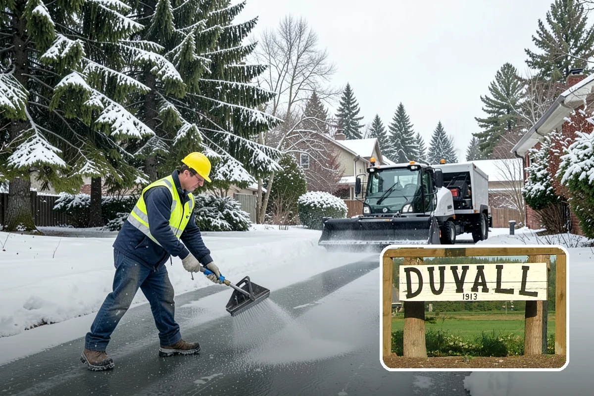 Data Center Snow Removal in Duvall, King County, WA - Generator pads and fuel lanes cleared as top priority