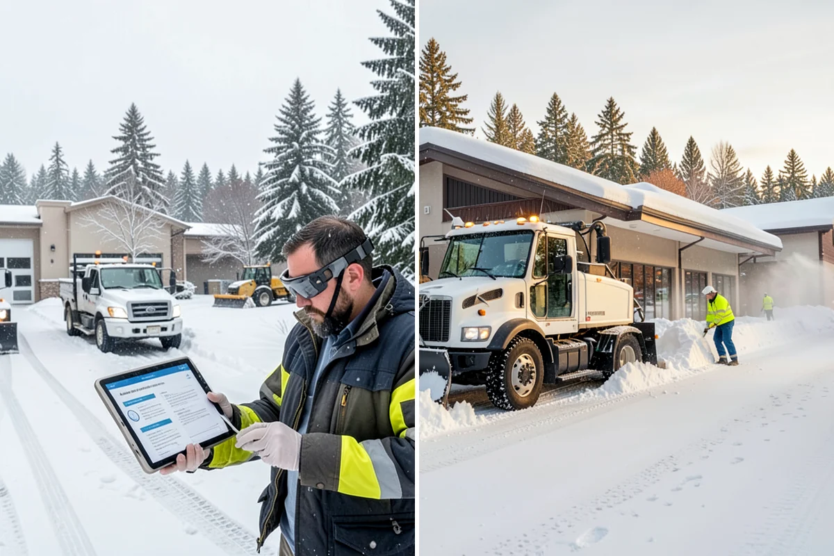 Data Center Snow Removal in Enumclaw, King County, WA - Identify critical-access routes for generators, fuel, chillers, and entrances