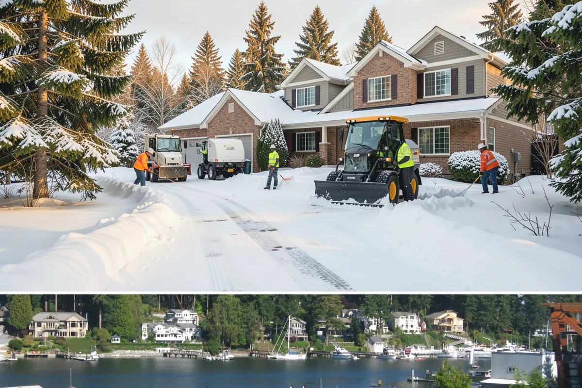 Data Center Snow Removal in Gig Harbor, Pierce County, WA - Foothill and upland sites can need service from November into March, later than lowland Puget Sound properties.