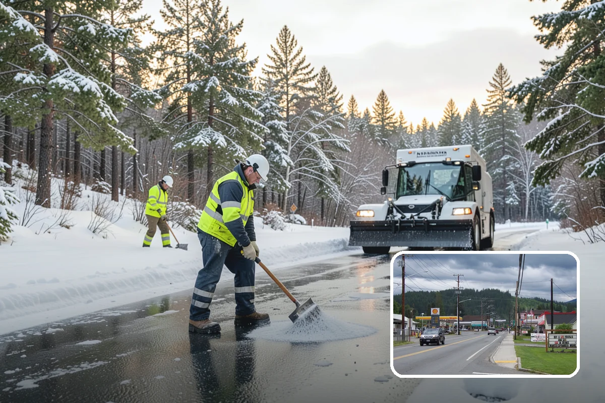 Data Center Snow Removal in Granite Falls, Snohomish County, WA - Generator pads and fuel lanes cleared as top priority