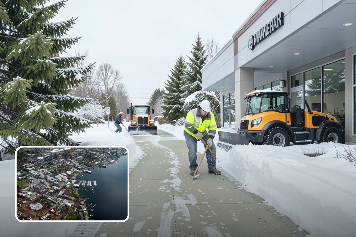 Data Center Snow Removal in Kirkland, King County, WA - Generator pads and fuel lanes cleared as top priority