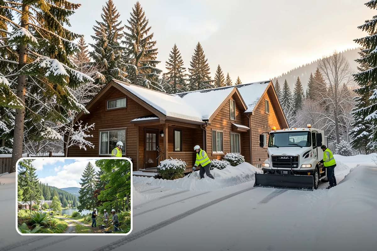 Data Center Snow Removal in Lake Forest Park, King County, WA - Generator pads and fuel lanes cleared as top priority