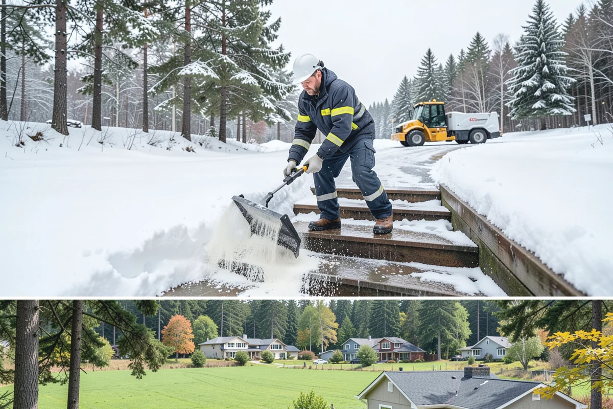 Data Center Snow Removal in Lyman, Skagit County, WA - Foothill and upland sites can need service from November into March, later than lowland Puget Sound properties.