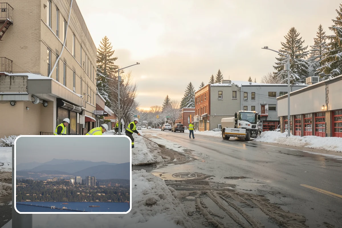 Data Center Snow Removal in Medina, King County, WA - Generator pads and fuel lanes cleared as top priority