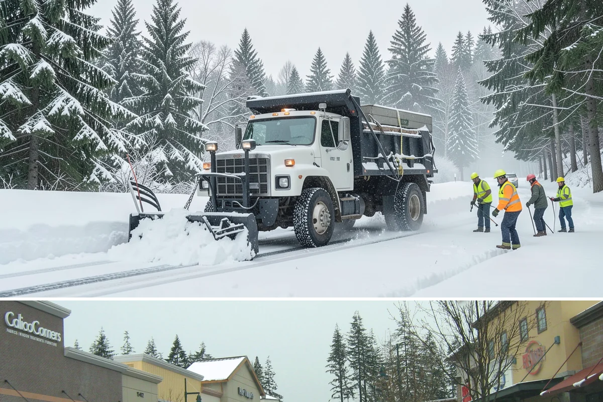 Data Center Snow Removal in Mill Creek, Snohomish County, WA - Foothill and upland sites can need service from November into March, later than lowland Puget Sound properties.