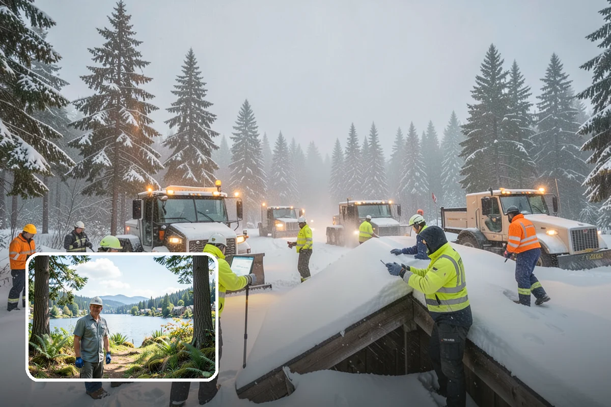 Data Center Snow Removal in Milton, King County, WA - Generator pads and fuel lanes cleared as top priority