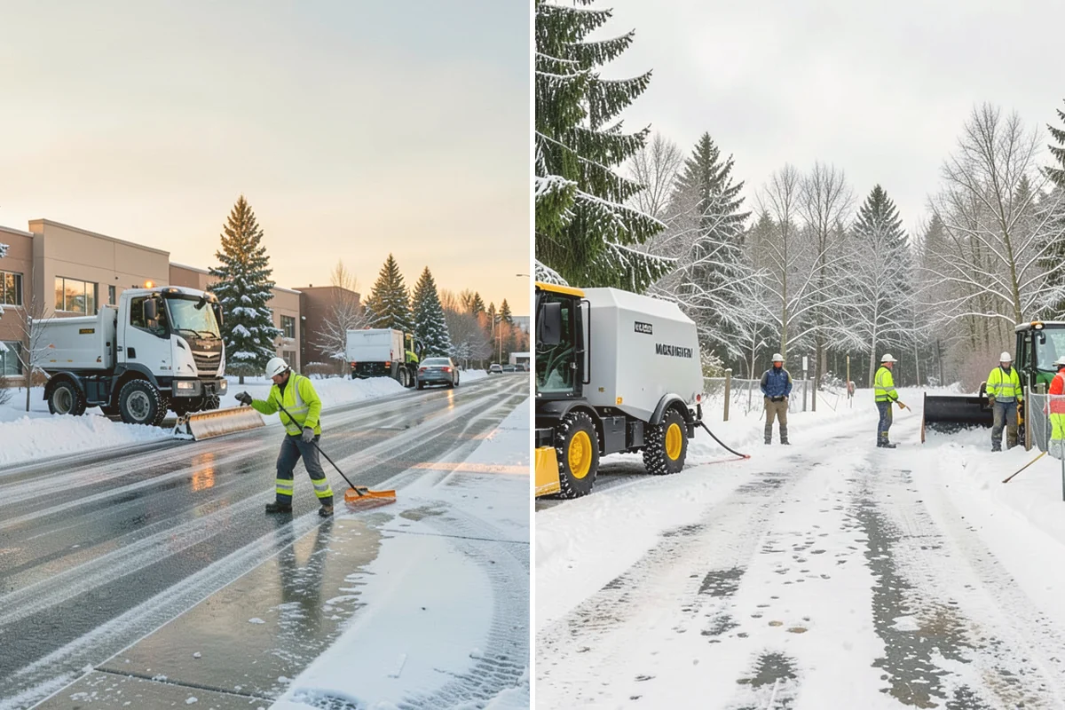 Data Center Snow Removal in Milton, King County, WA - Identify critical-access routes for generators, fuel, chillers, and entrances