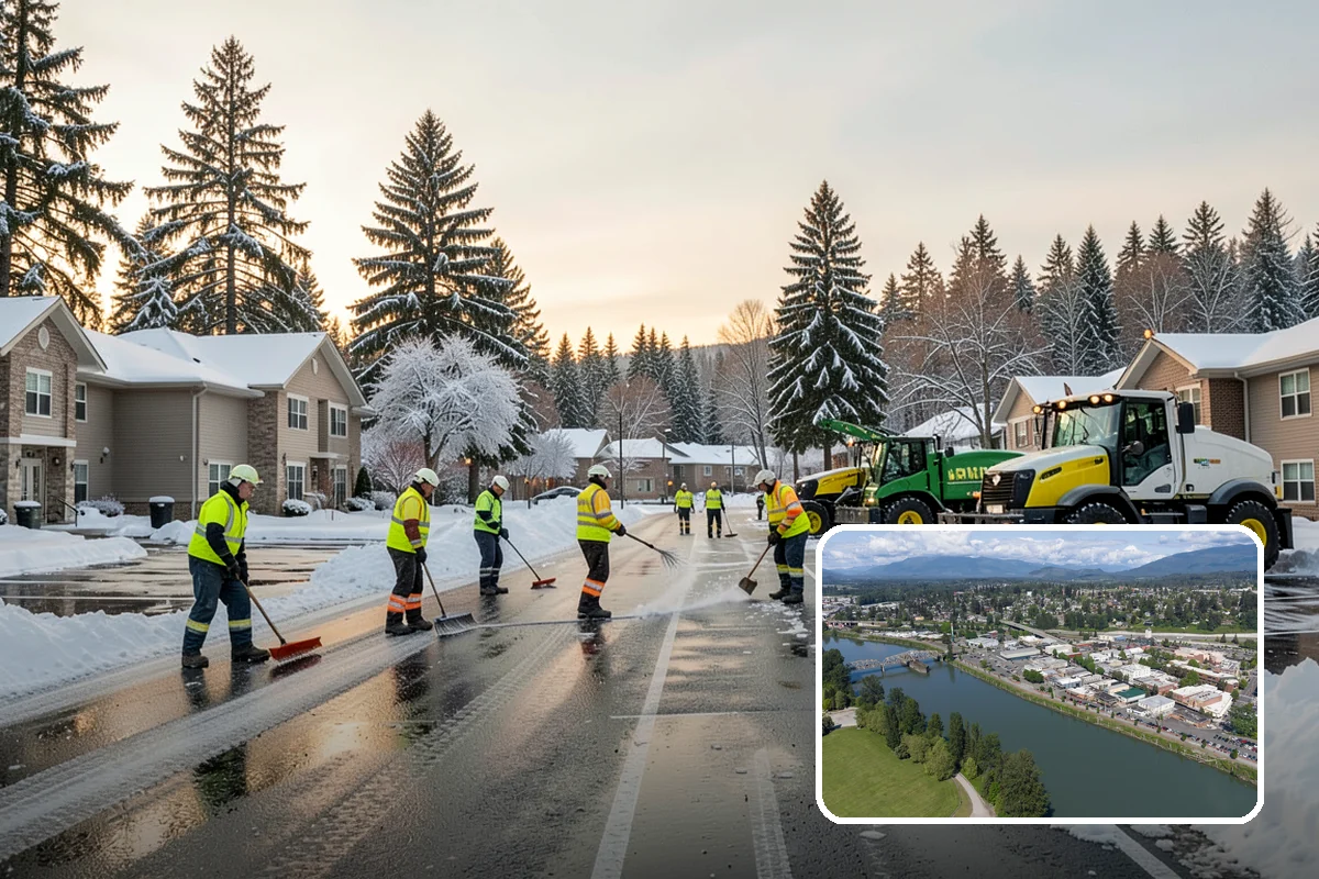 Data Center Snow Removal in Mount Vernon, Skagit County, WA - Generator pads and fuel lanes cleared as top priority