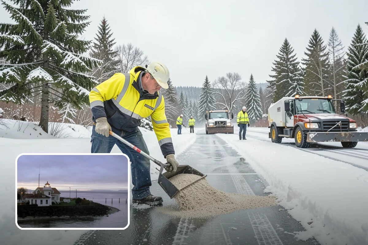 Data Center Snow Removal in Mukilteo, Snohomish County, WA - Generator pads and fuel lanes cleared as top priority