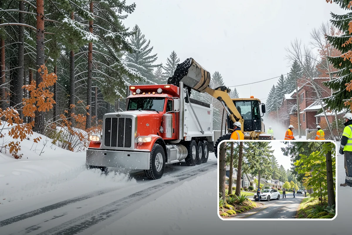 Data Center Snow Removal in Normandy Park, King County, WA - Generator pads and fuel lanes cleared as top priority