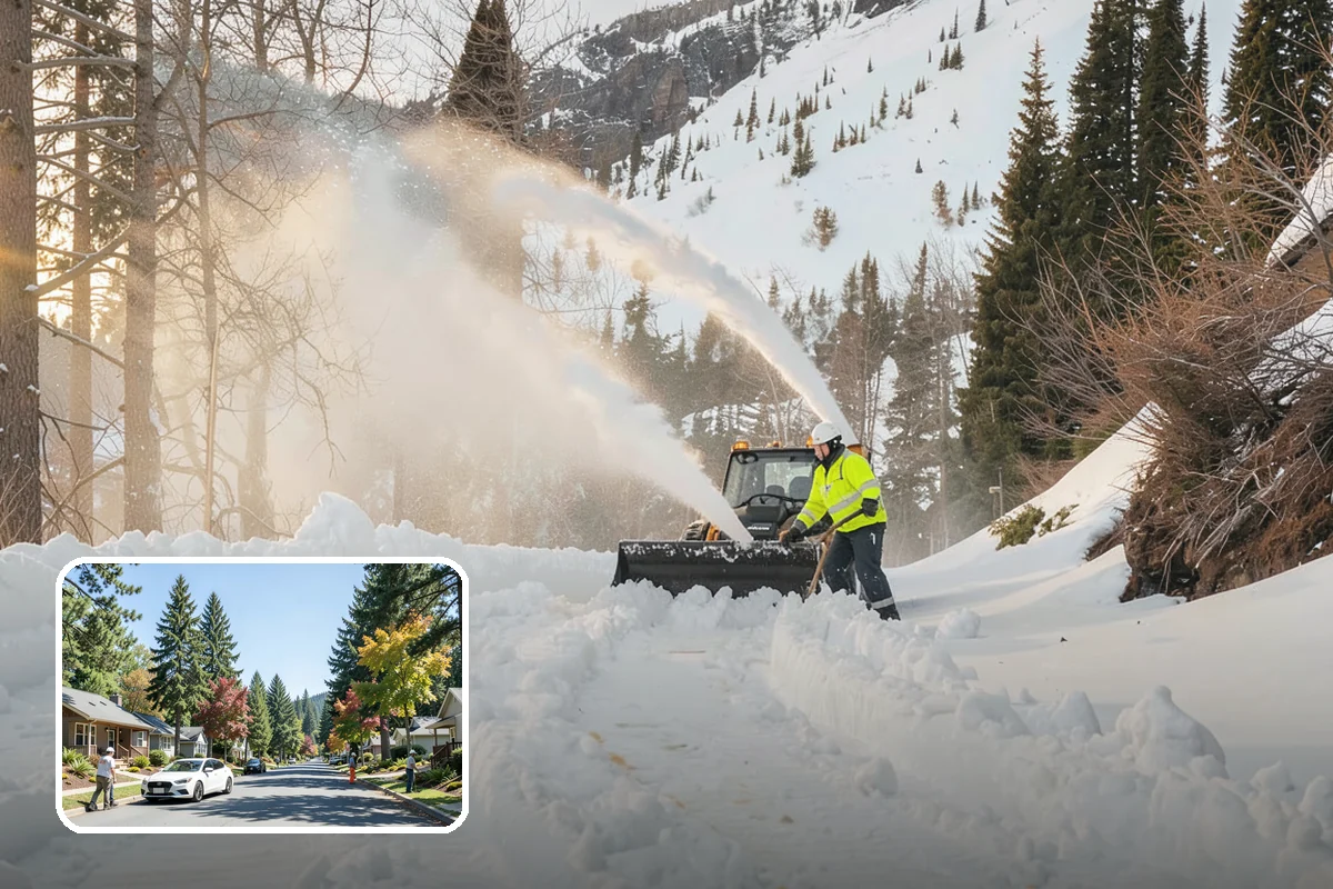 Data Center Snow Removal in Orting, Pierce County, WA - Generator pads and fuel lanes cleared as top priority