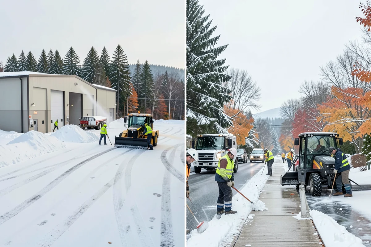 Data Center Snow Removal in SeaTac, King County, WA - Identify critical-access routes for generators, fuel, chillers, and entrances