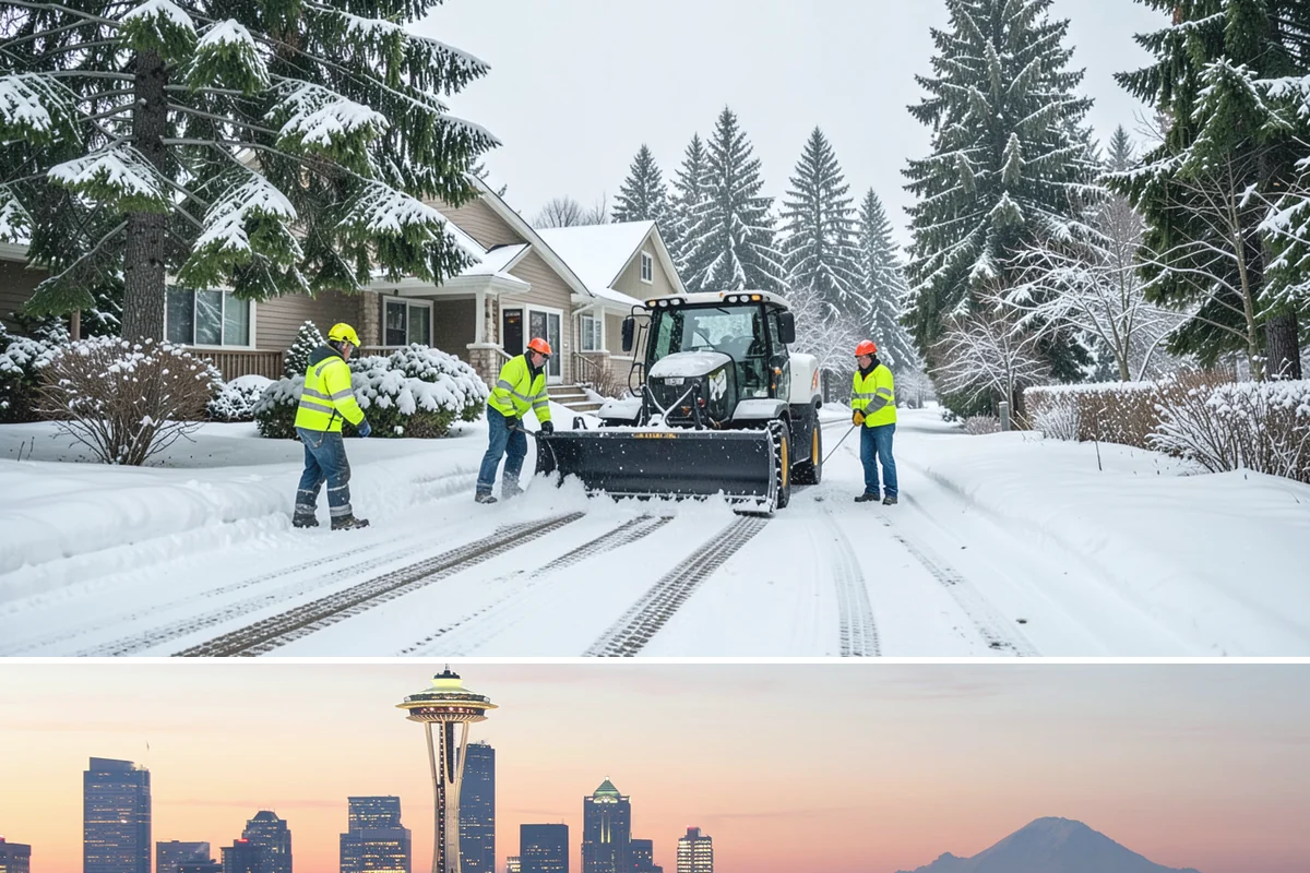 Data Center Snow Removal in Seattle, King County, WA - Foothill and upland sites can need service from November into March, later than lowland Puget Sound properties.