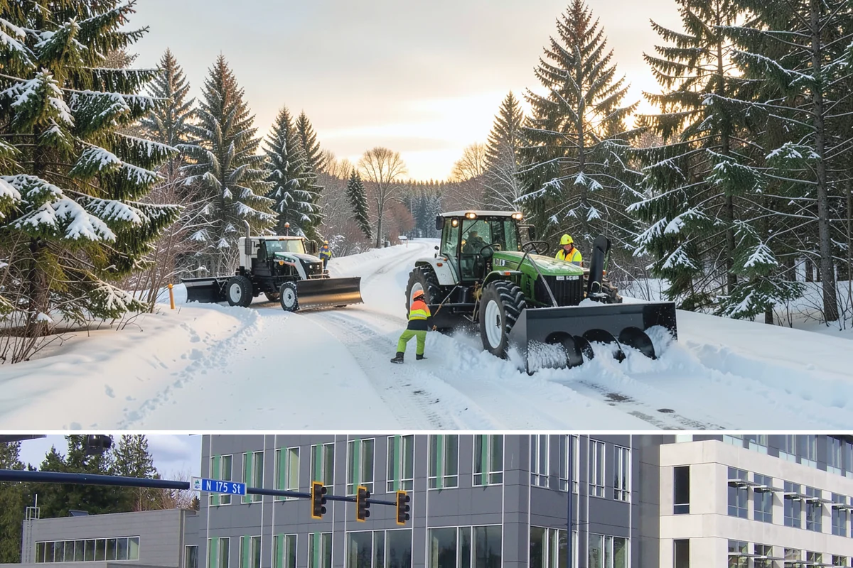 Data Center Snow Removal in Shoreline, King County, WA - Foothill and upland sites can need service from November into March, later than lowland Puget Sound properties.