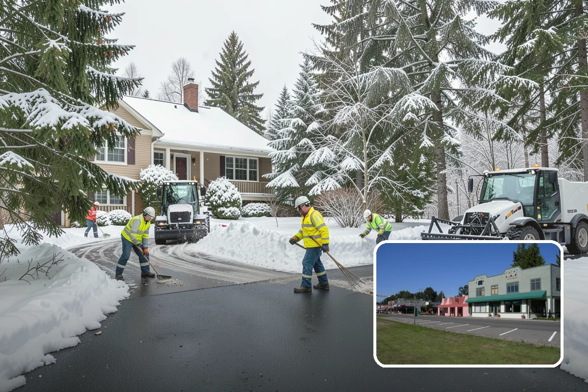Data Center Snow Removal in Snoqualmie, King County, WA - Generator pads and fuel lanes cleared as top priority