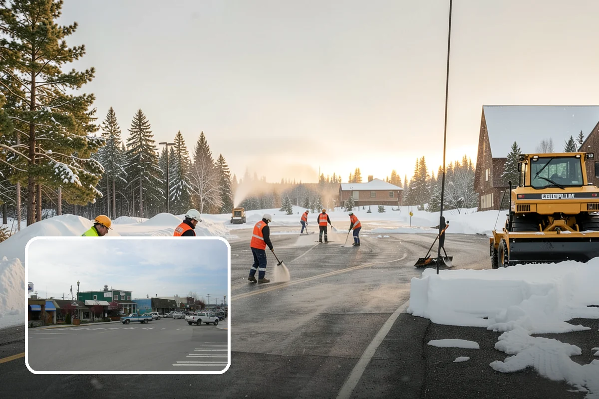 Data Center Snow Removal in Stanwood, Snohomish County, WA - Generator pads and fuel lanes cleared as top priority