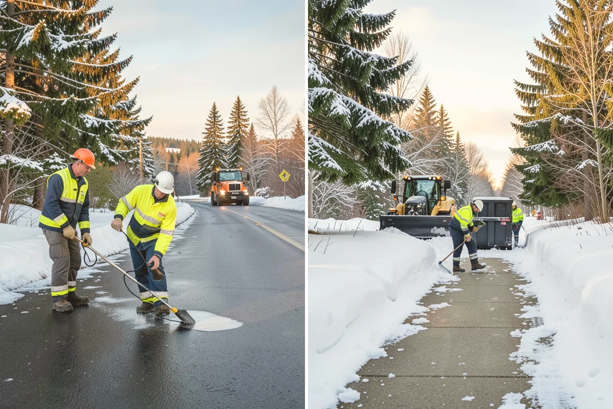 Data Center Snow Removal in Stanwood, Snohomish County, WA - Identify critical-access routes for generators, fuel, chillers, and entrances