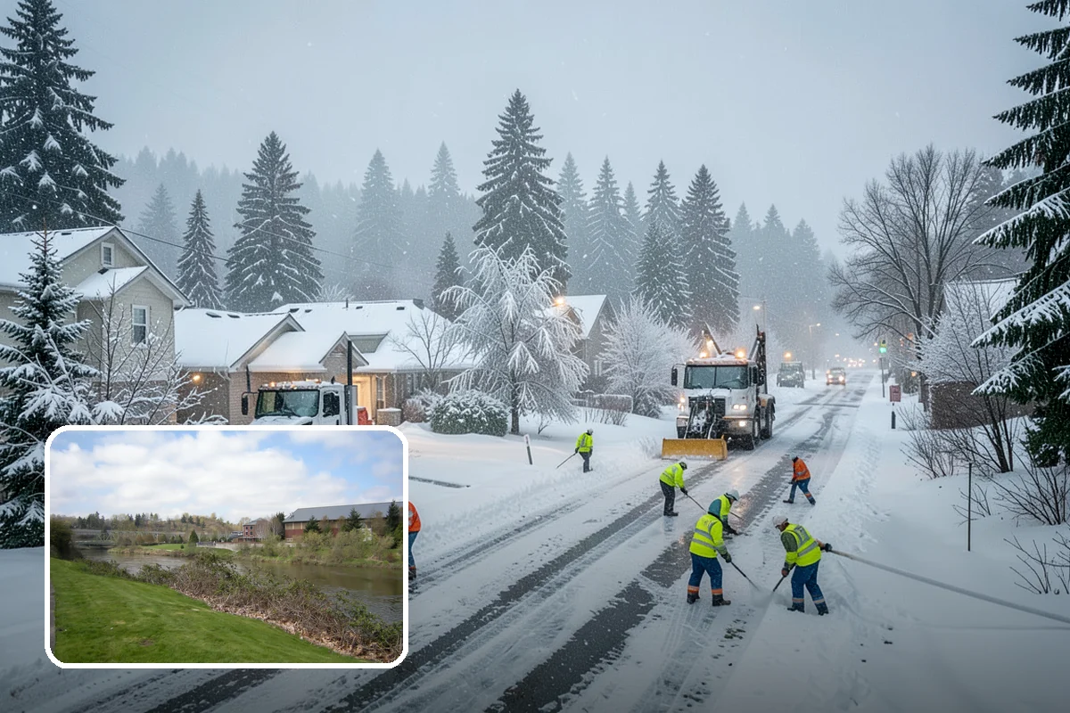 Data Center Snow Removal in Tukwila, King County, WA - Generator pads and fuel lanes cleared as top priority