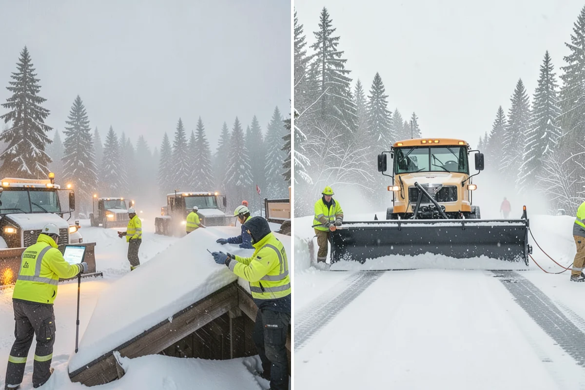 Data Center Snow Removal in Tukwila, King County, WA - Identify critical-access routes for generators, fuel, chillers, and entrances