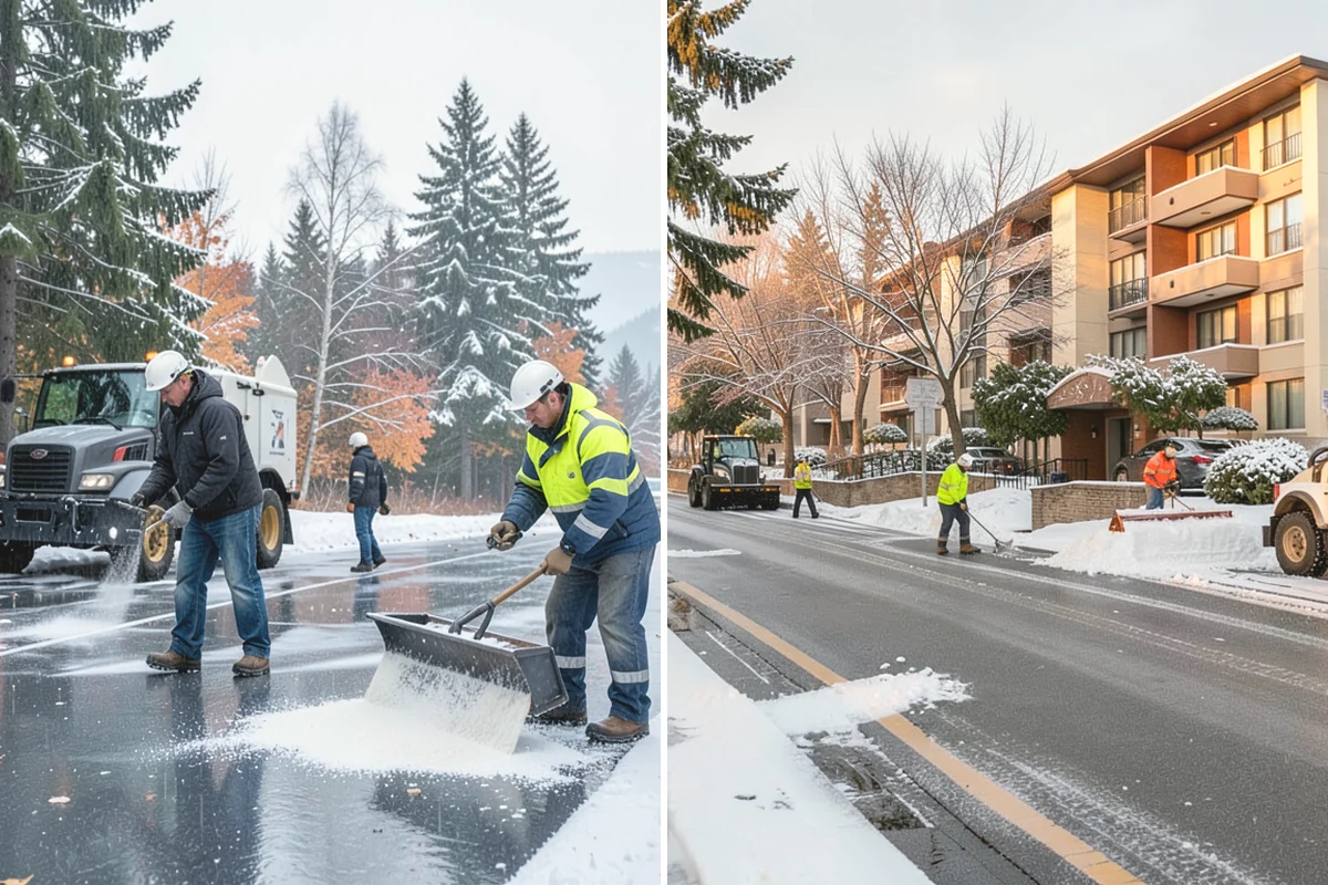 Daycare Deicing in Anacortes, Skagit County, WA - Identify drop-off lanes, entrances, and play access with staff