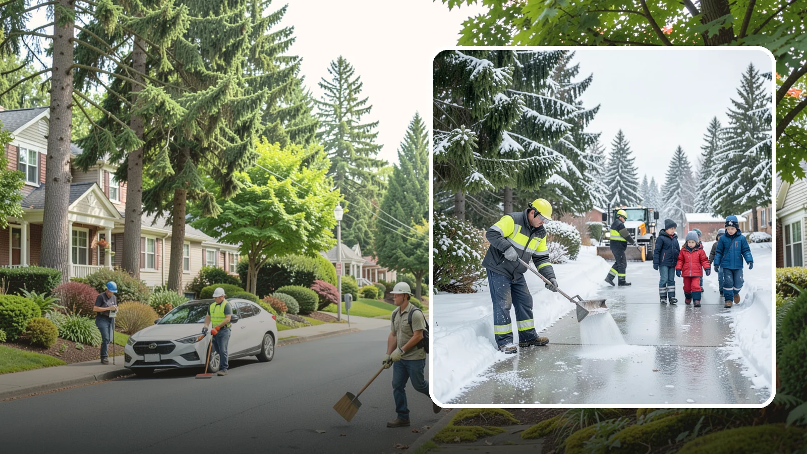 Daycare Deicing in Beaux Arts Village, King County, WA - Deicing for daycare centers that keeps drop-off zones, entrances, and play-area access safe for small children and hurried...