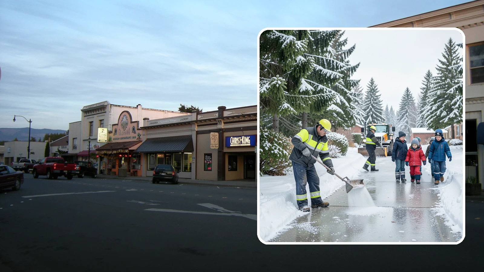 Daycare Deicing in Burlington, Skagit County, WA - Deicing for daycare centers that keeps drop-off zones, entrances, and play-area access safe for small children and hurried...