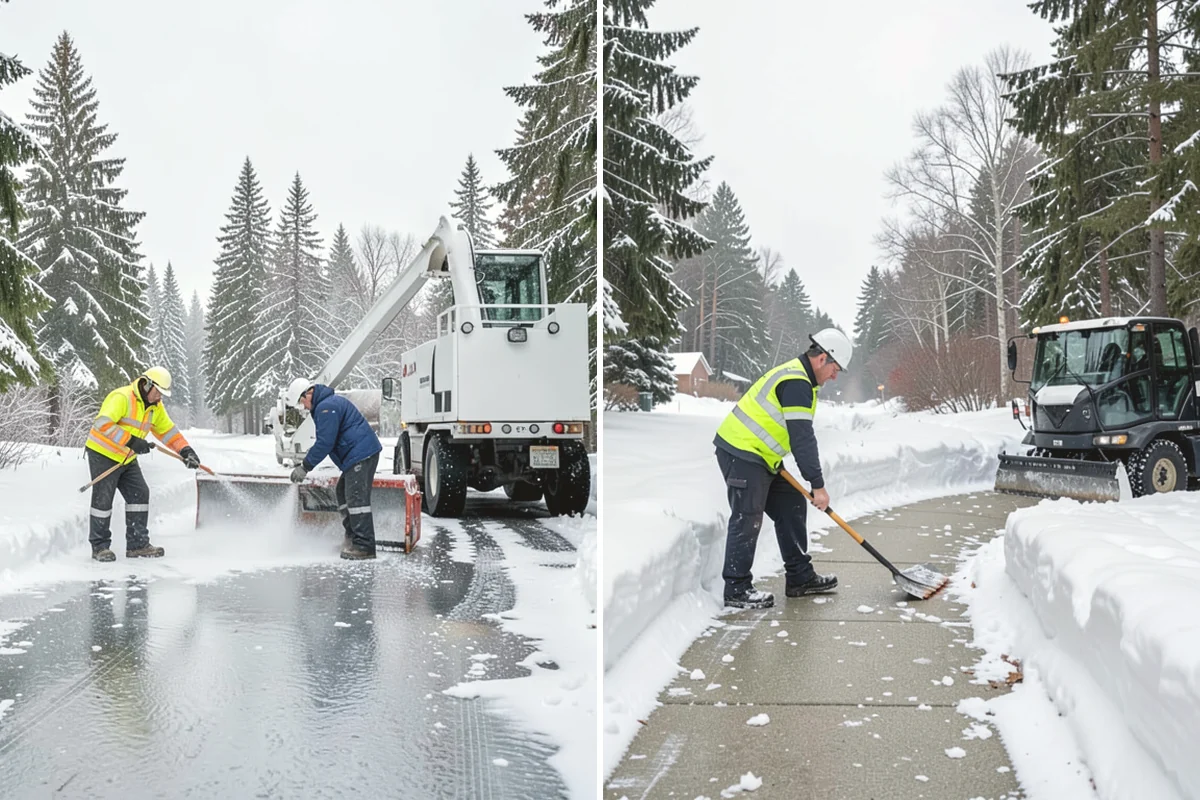 Daycare Deicing in Burlington, Skagit County, WA - Identify drop-off lanes, entrances, and play access with staff