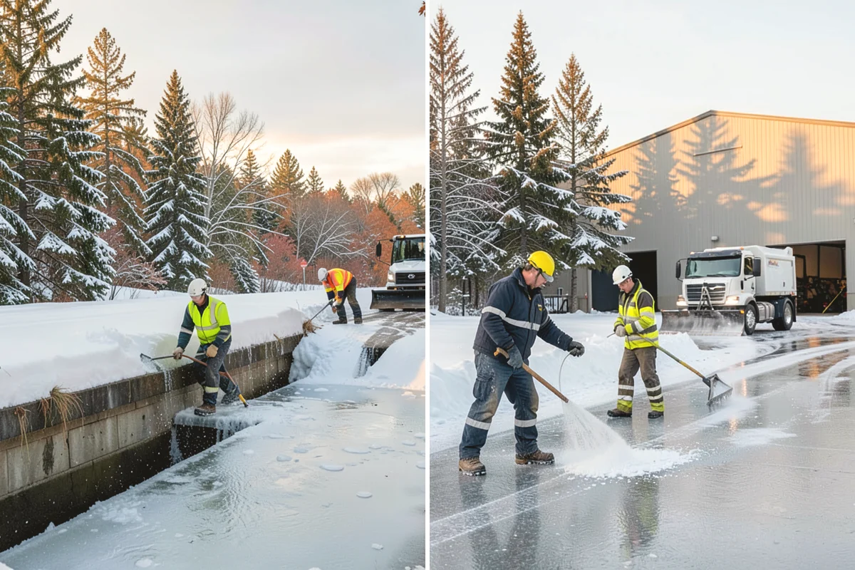 Daycare Deicing in Carnation, King County, WA - Identify drop-off lanes, entrances, and play access with staff