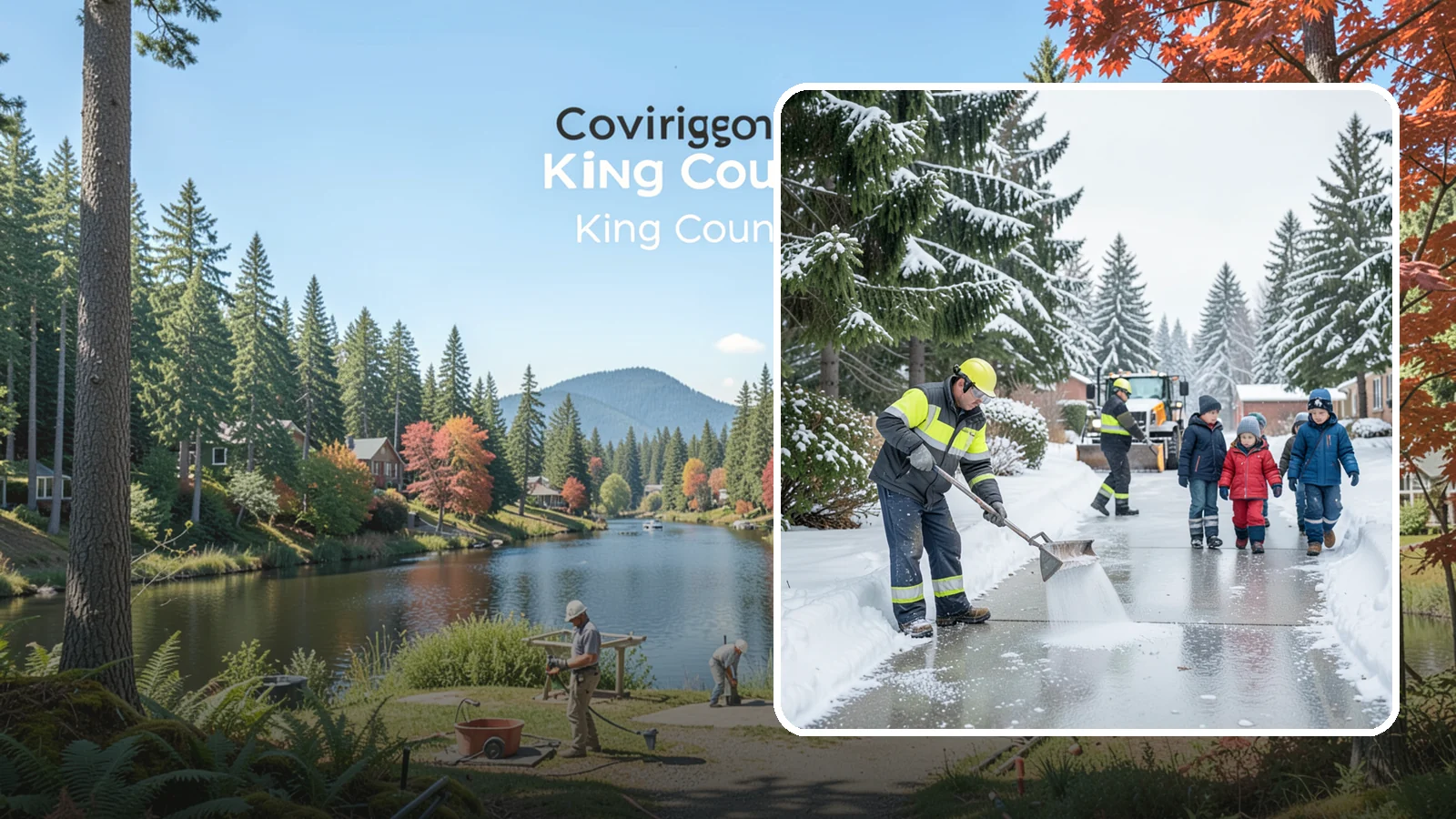 Daycare Deicing in Covington, King County, WA - Deicing for daycare centers that keeps drop-off zones, entrances, and play-area access safe for small children and hurried...