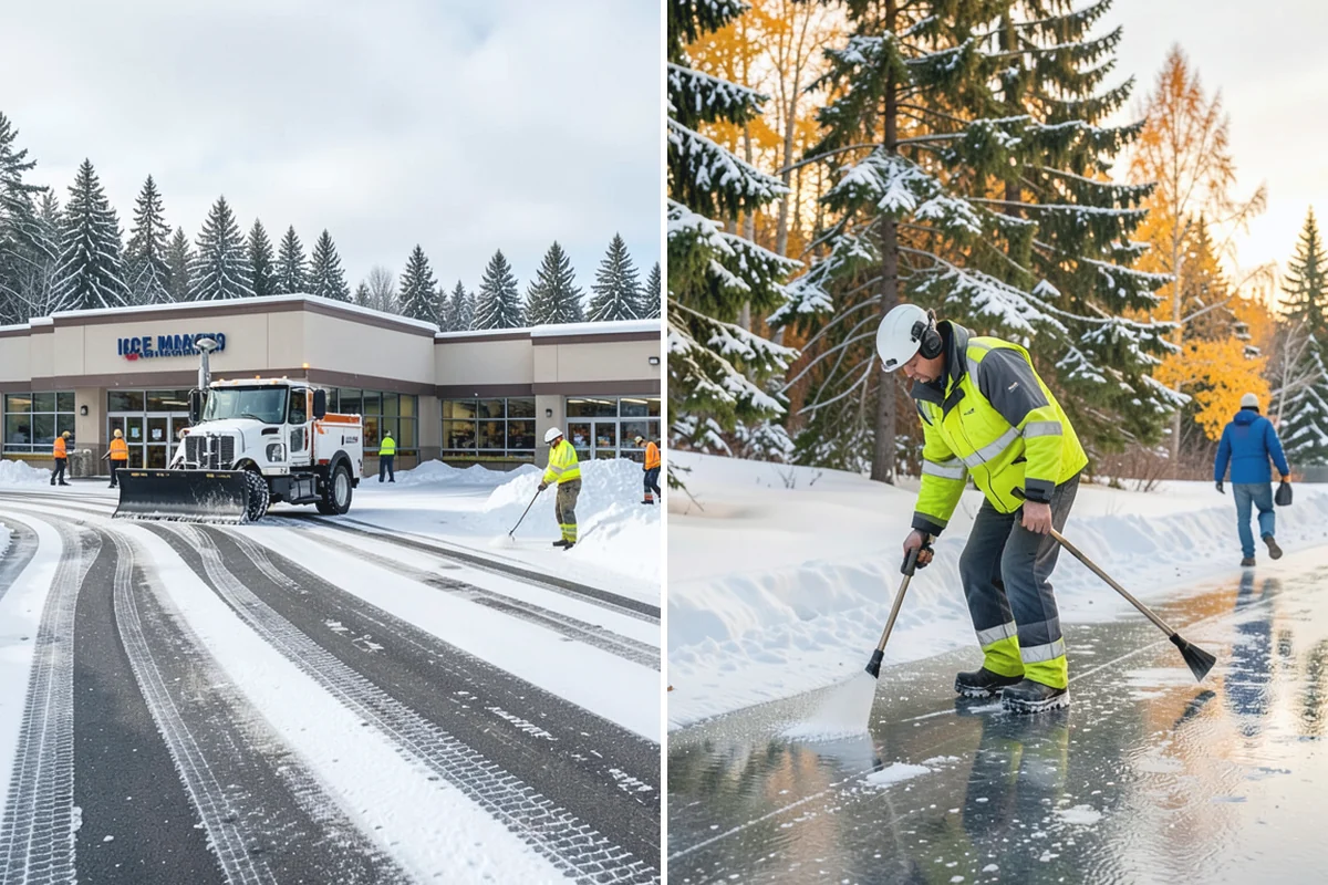 Daycare Deicing in Des Moines, King County, WA - Identify drop-off lanes, entrances, and play access with staff