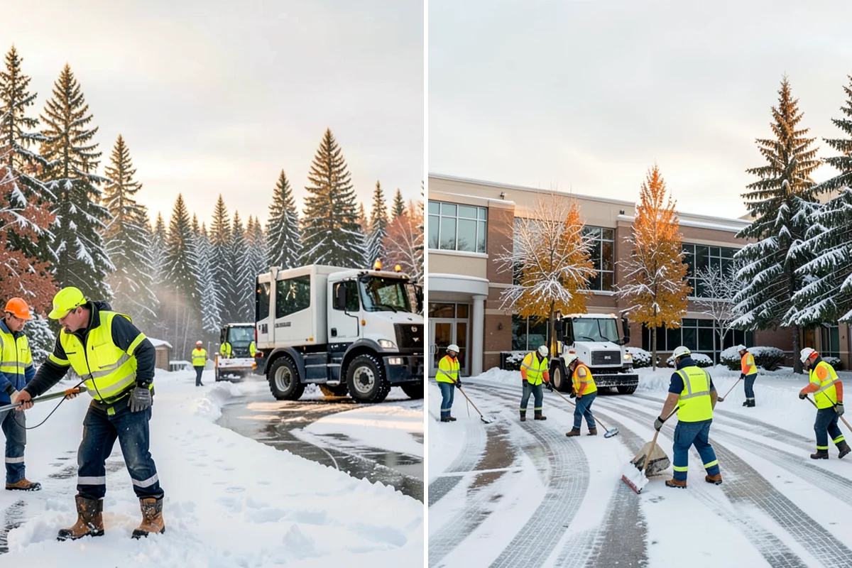 Daycare Deicing in DuPont, Pierce County, WA - Identify drop-off lanes, entrances, and play access with staff