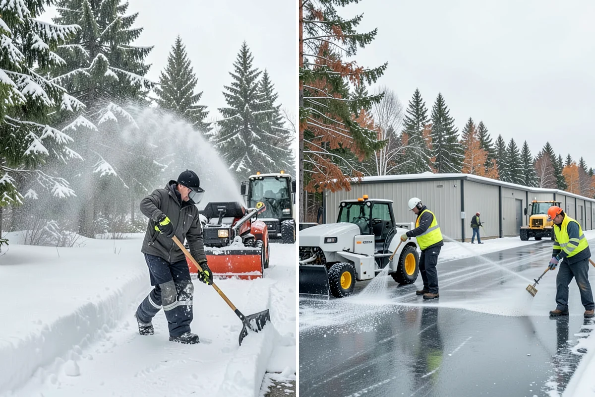Daycare Deicing in Enumclaw, King County, WA - Identify drop-off lanes, entrances, and play access with staff