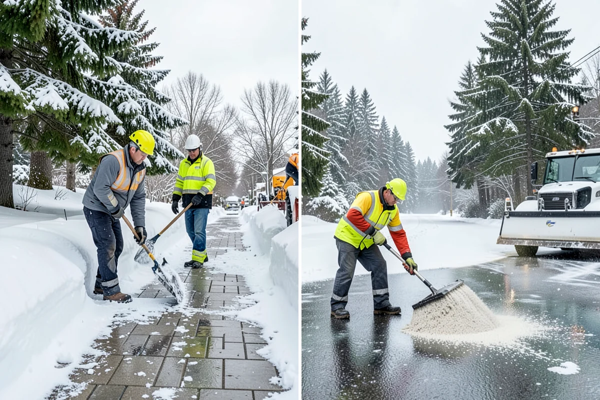 Daycare Deicing in Everett, Snohomish County, WA - Identify drop-off lanes, entrances, and play access with staff
