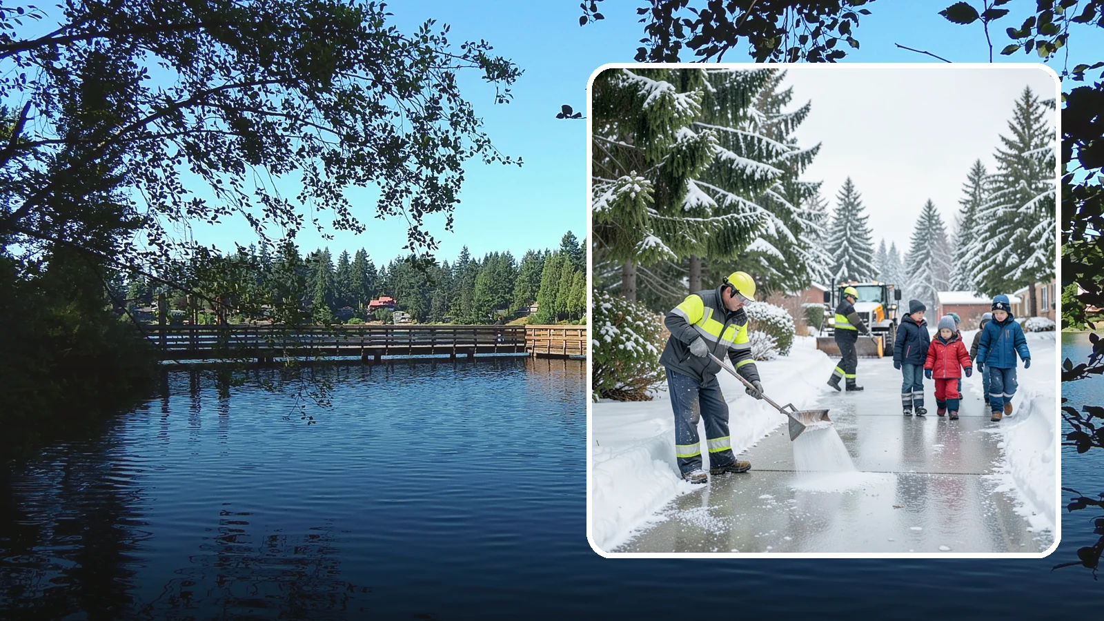 Daycare Deicing in Federal Way, King County, WA - Deicing for daycare centers that keeps drop-off zones, entrances, and play-area access safe for small children and hurried...