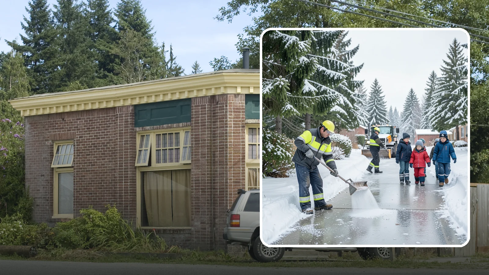 Daycare Deicing in Hamilton, Skagit County, WA - Deicing for daycare centers that keeps drop-off zones, entrances, and play-area access safe for small children and hurried...