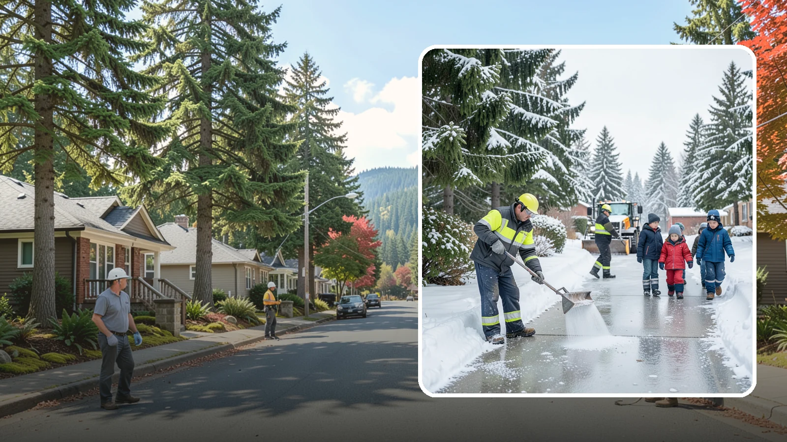 Daycare Deicing in Hunts Point, King County, WA - Deicing for daycare centers that keeps drop-off zones, entrances, and play-area access safe for small children and hurried...